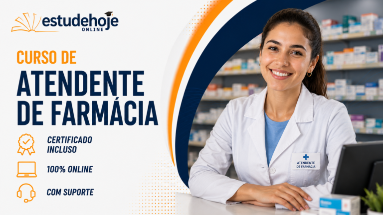 Curso de Atendente de Farmácia - Estude Hoje Online