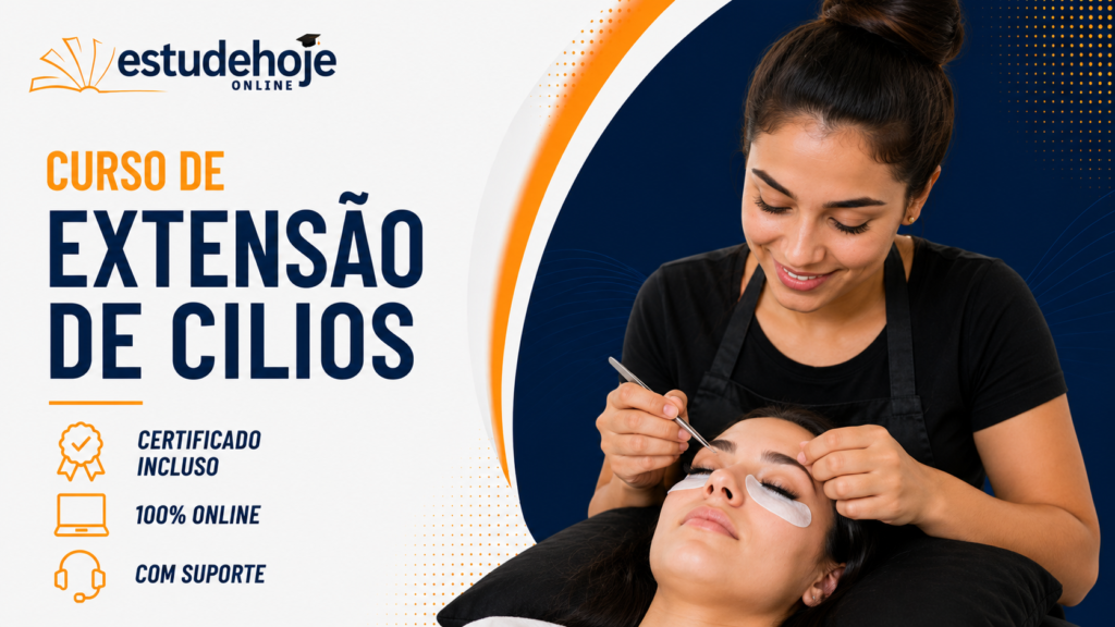 Curso de Extensão de Cílios - Estude Hoje Online