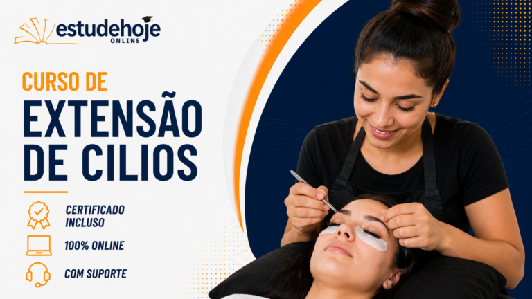 Curso de Extensão de Cílios - Estude Hoje Online