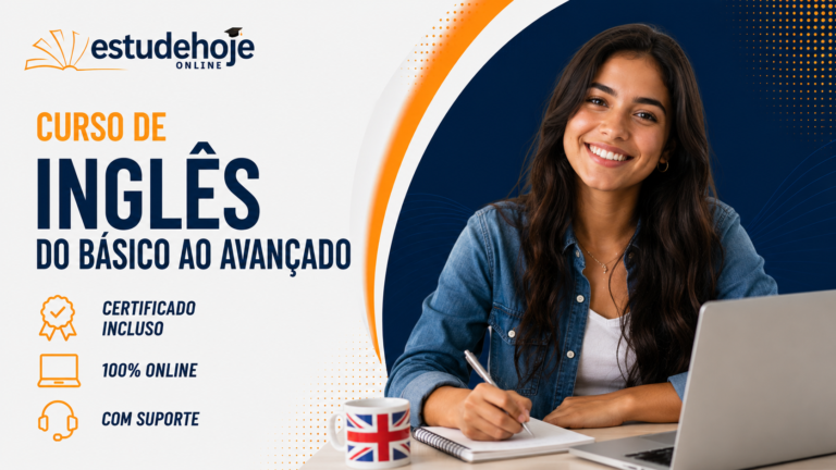 Curso de Inglês do Básico ao Avançado - Estude Hoje Online