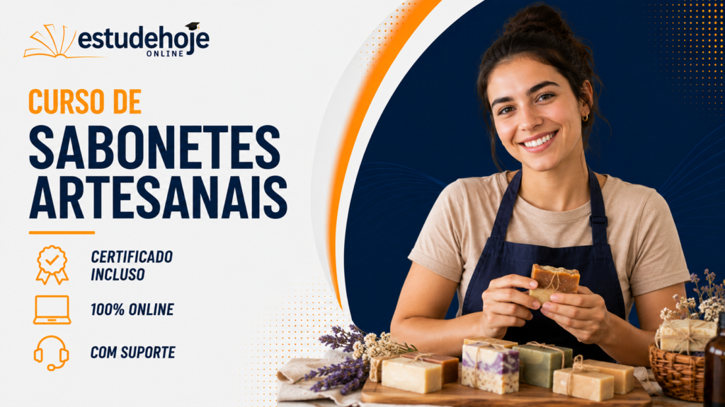Curso de Sabonetes Artesanais - Estude Hoje Online