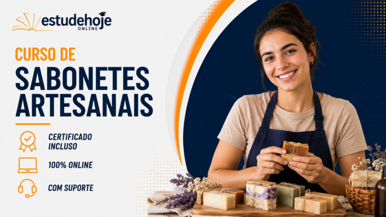 Curso de Sabonetes Artesanais - Estude Hoje Online